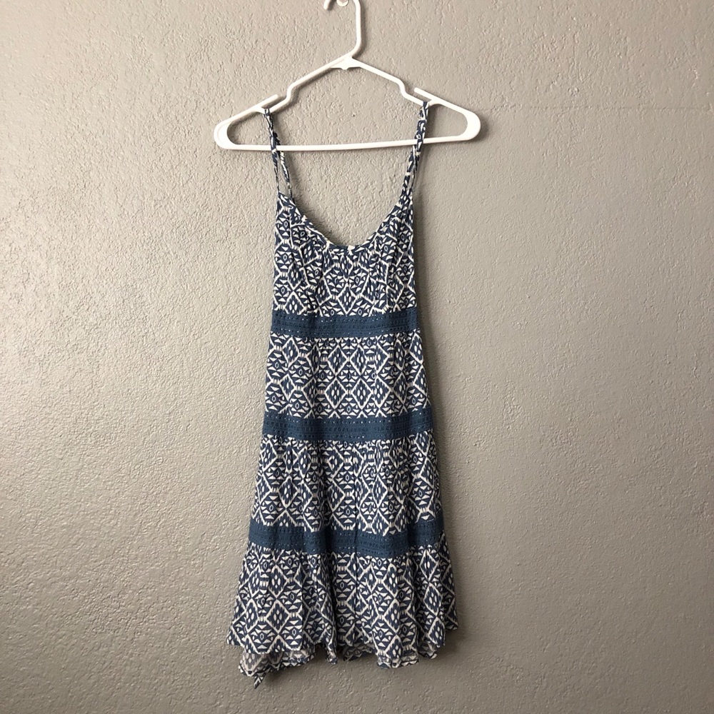 Paisley printed dress